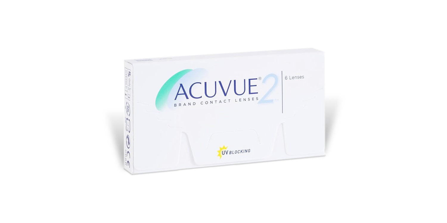 ACUVUE ACUVUE 2 Bi-weekly Clear Contact Lenses - Pack of 6